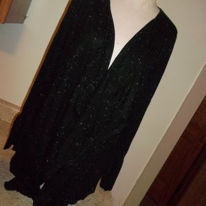 NWT STYLE & CO BOHO REMIX DEEP BLACK X SM SWEATER